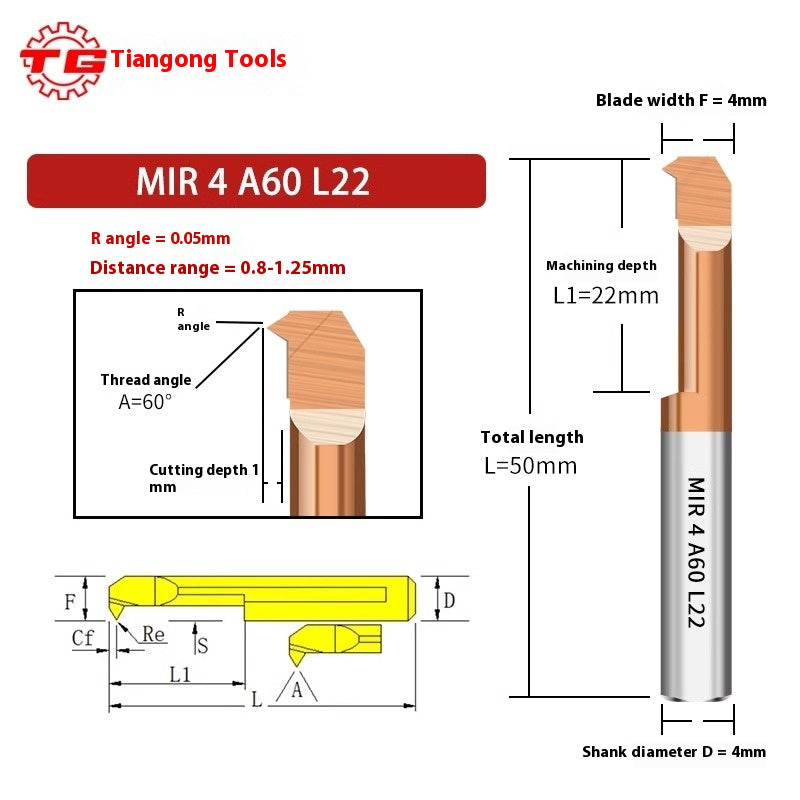 1121-MIR Small Bore Boring Tools Carbide MIL Coated Milling Cutter CNC Machining Center Stainless Steel End Mills Shandong Denso Pricision Tools Co.,Ltd.
